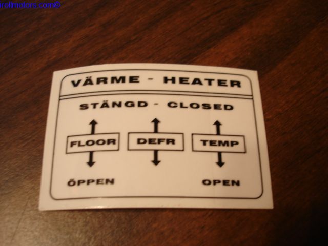 Decal , 1800 Heater , black lettering , -72