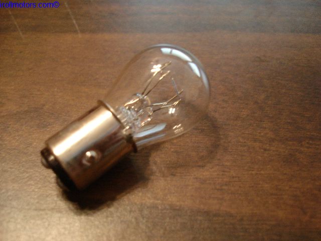 Bulb , 6v , dual filament , front turn / tail light