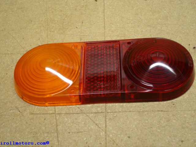 Lens , Tail light , 1800P/S/E, red/amber